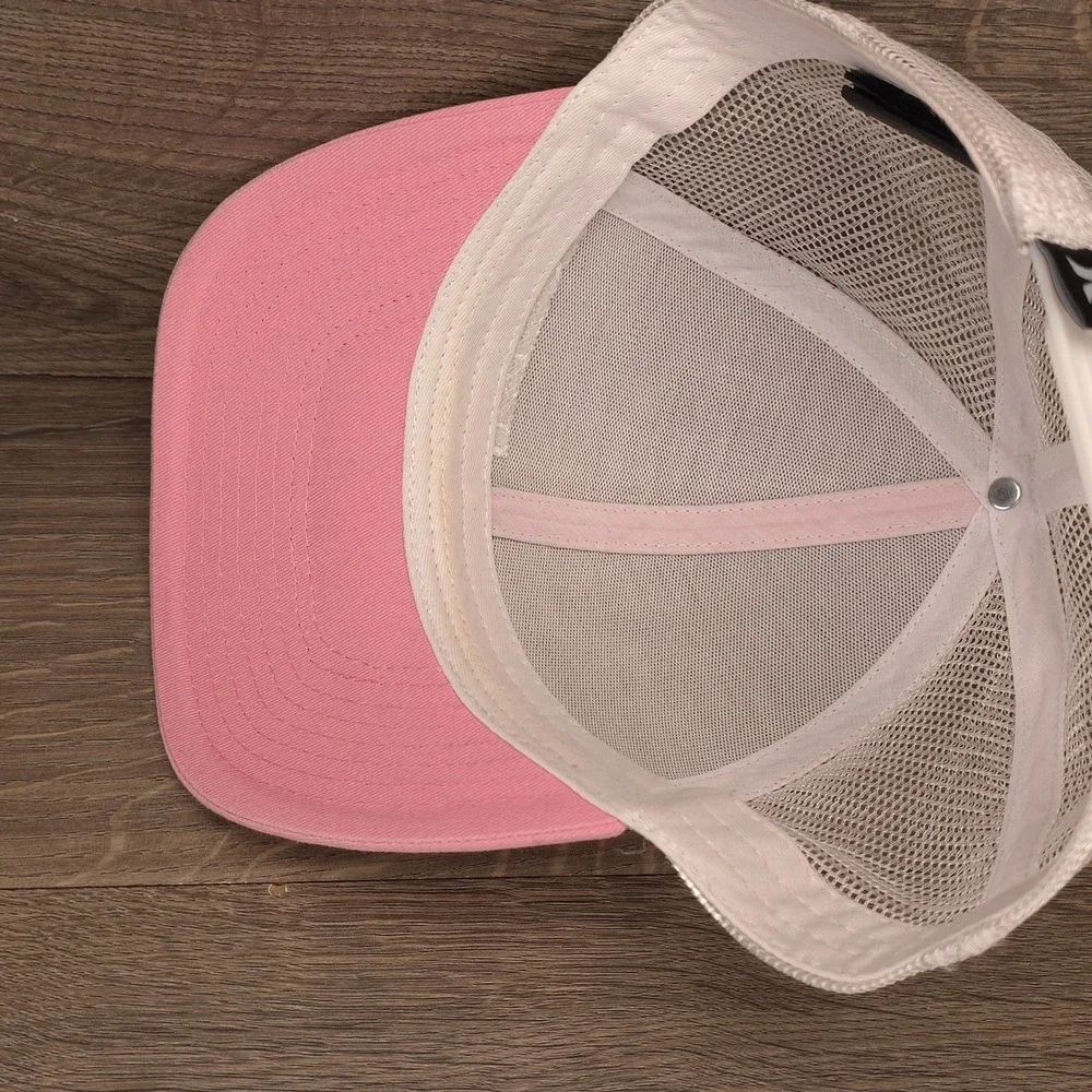 Hurley Hat Cap Snap Back Pink Womens Mesh Trucker Surf Skate Beach Summer Sun